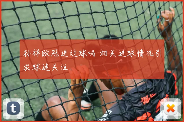 孙祥欧冠进过球吗 相关进球情况引发球迷关注